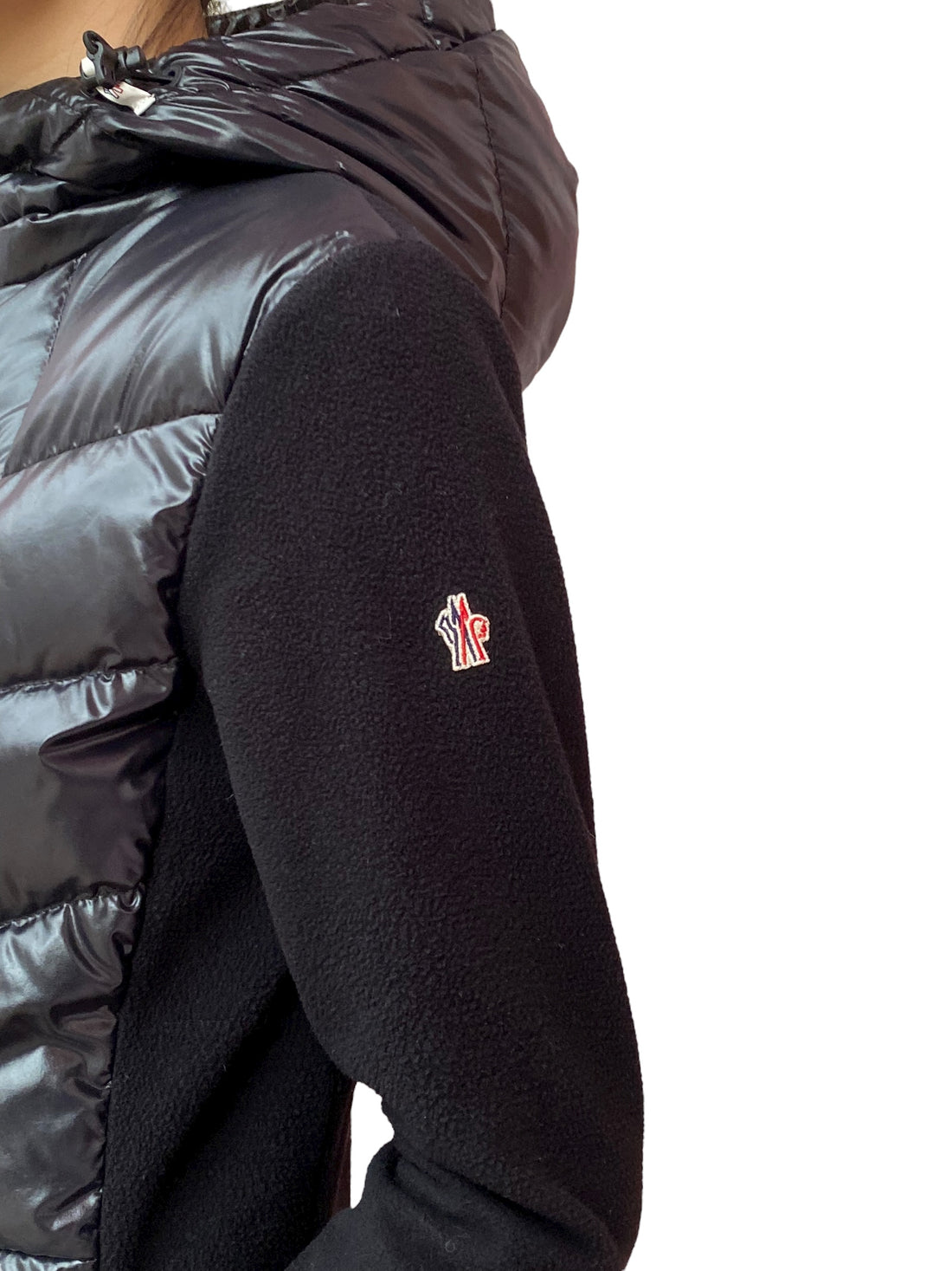 Moncler Black Maglia Padded Cardigan - L / US 8