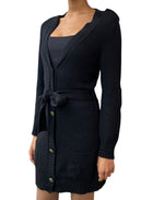 Gucci Black Cashmere Cardigan Coat - M / US 6