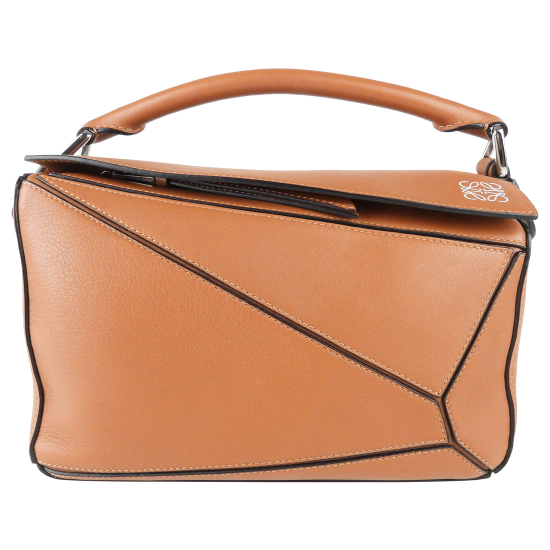 Loewe Puzzle Nano Leather Shoulder Bag - Brown - ShopStyle