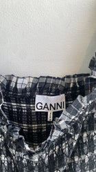 Ganni Gingham Maxi Dress - 38