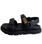 Dior Black Dioract Sandals