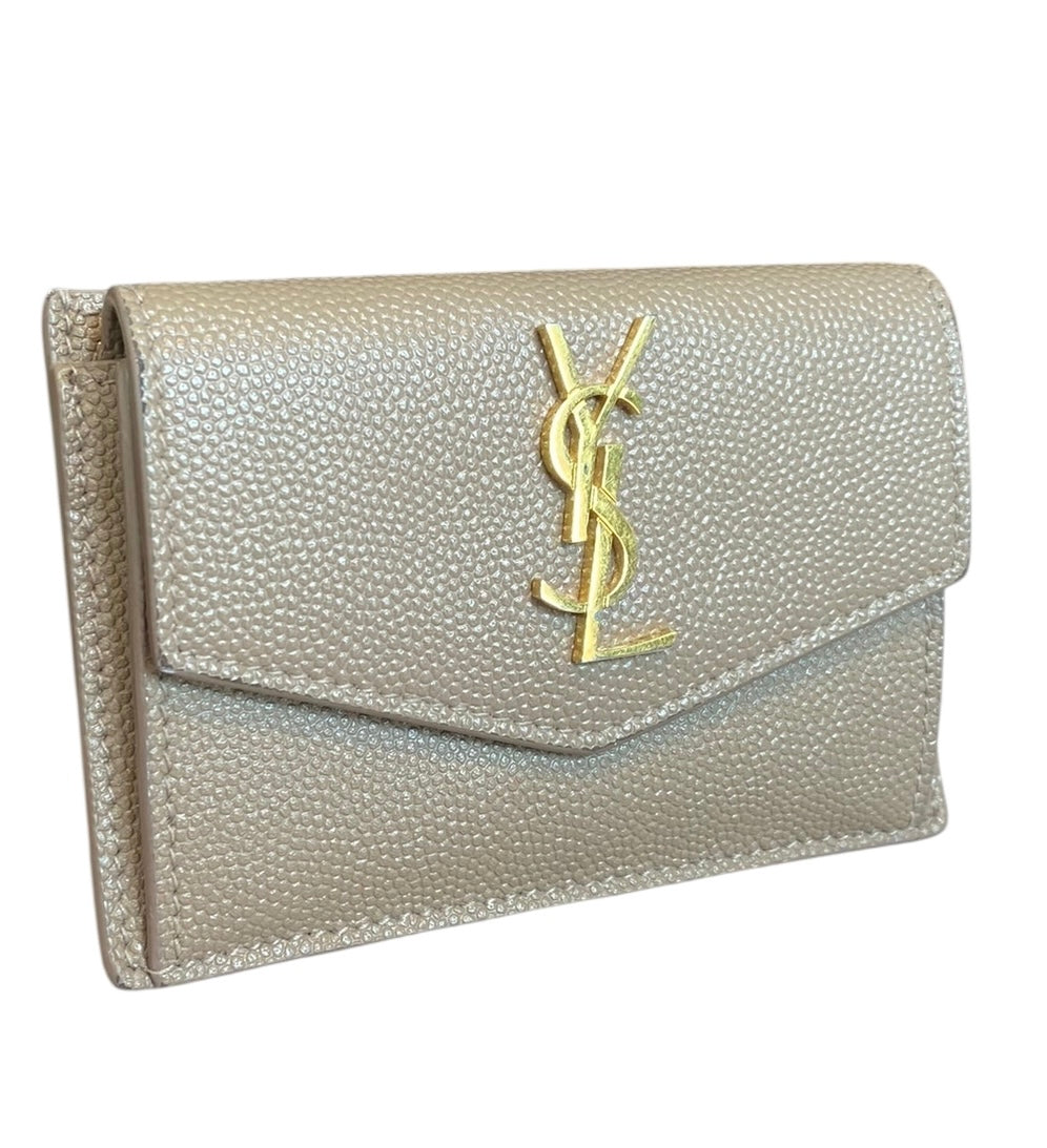 Saint Laurent Beige Uptown Cardholder