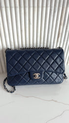 Chanel Midnight Navy Quilted Leather Medium Tender Touch Flap Bag