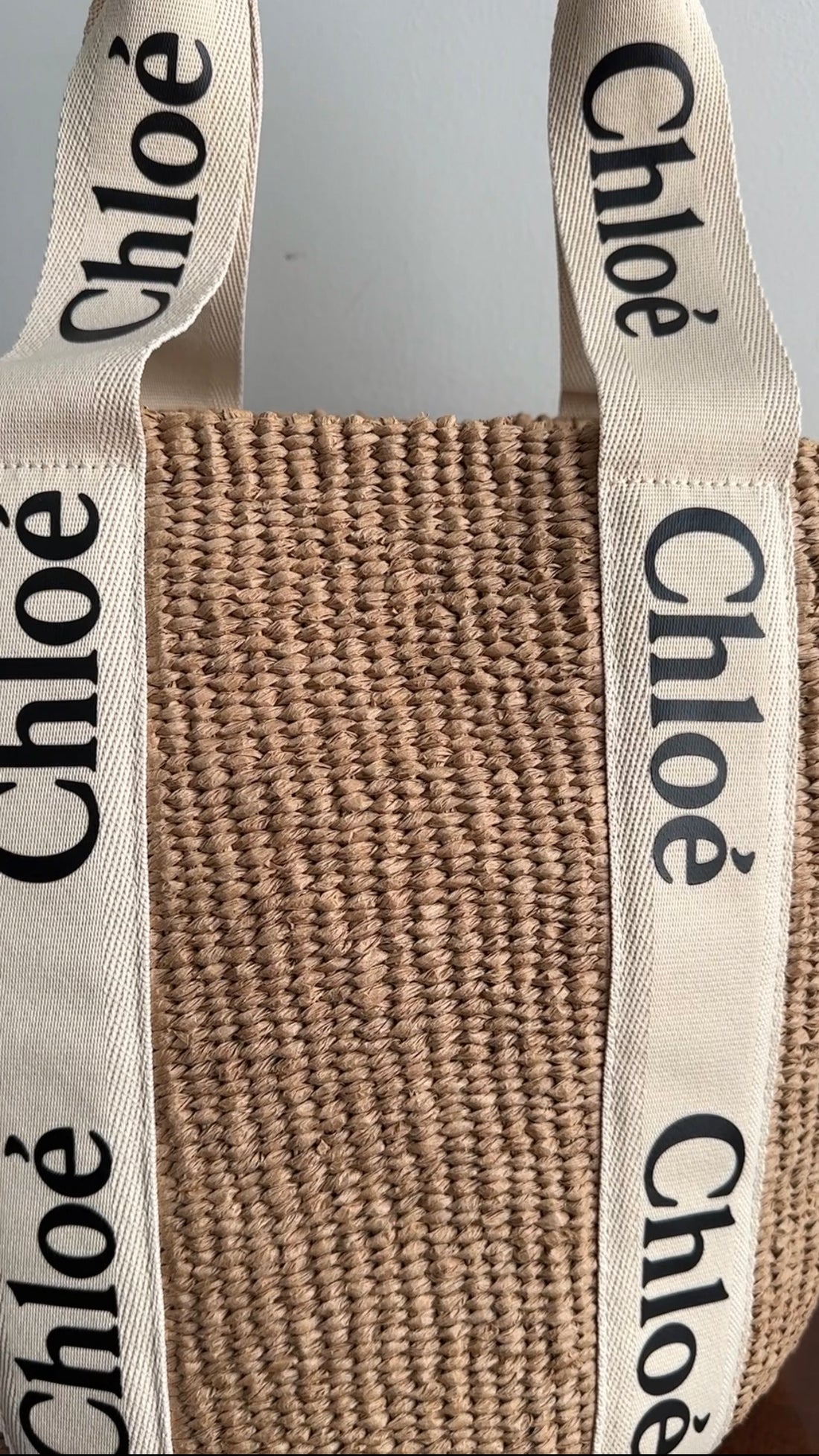 Chloe x Mifuko Edition Large Woody Basket Tote Bag