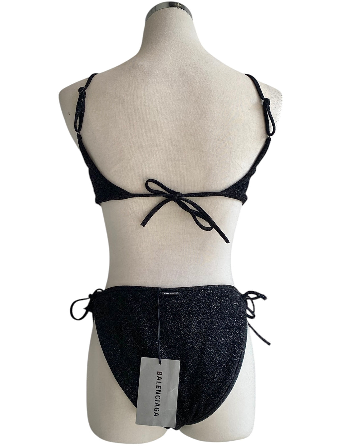 Balenciaga Mettalic Bikini Set