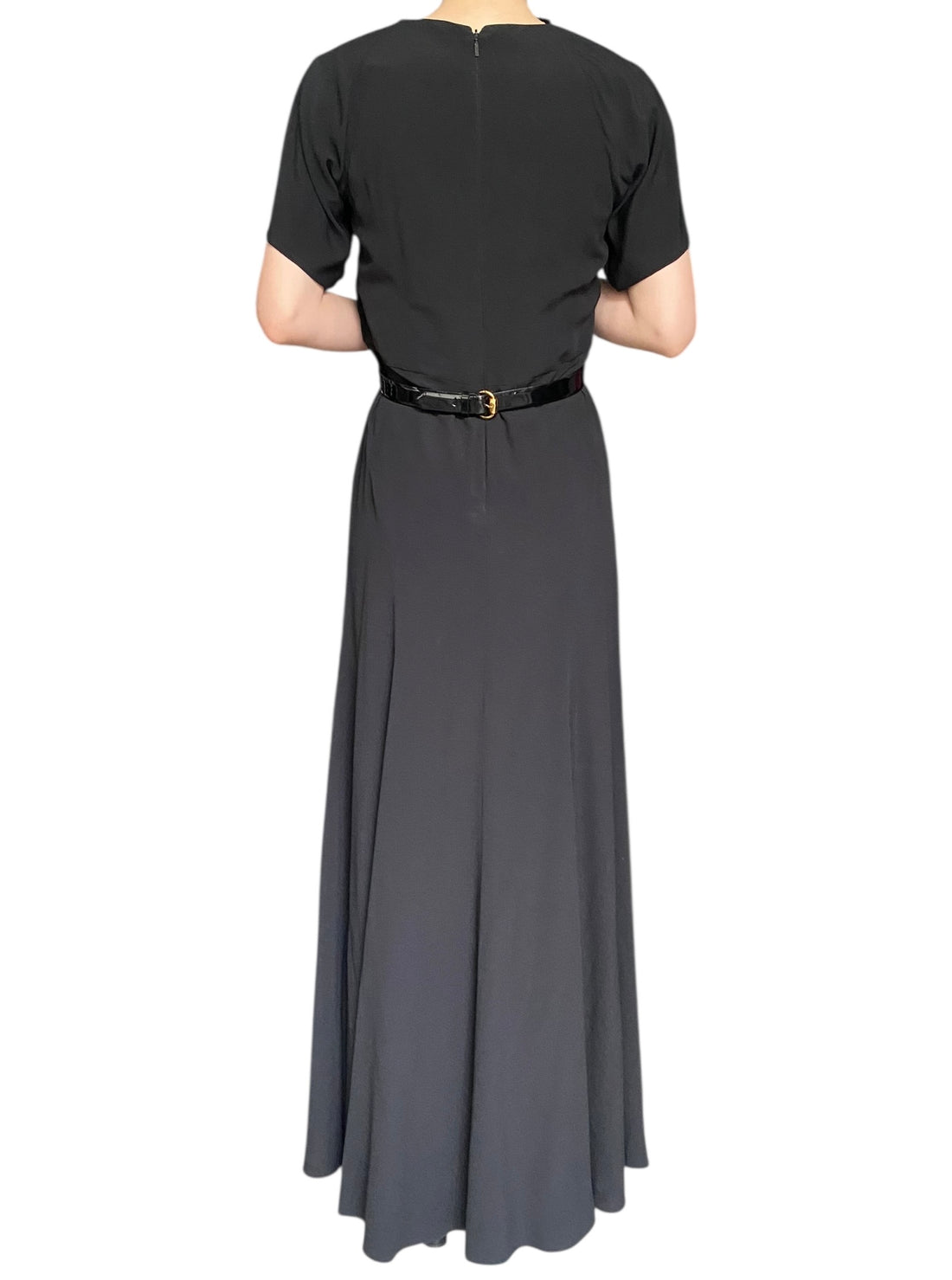 Gucci Tom Ford Black Jewel Belted Gown - IT 44 / US 8