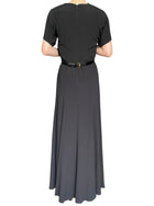 Gucci Tom Ford Black Jewel Belted Gown - IT 44 / US 8