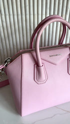 Givenchy Pink Leather Small Antigona Bag