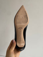 Armani Black Patent Leather Pump - 40