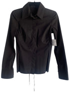 Gucci Tom Ford Black Corset Shirt - 38