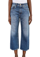 Brunello Cucinelli Blue “Contemporary Square” Cropped Jeans - IT 38 / US 4