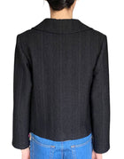 Dolce & Gabbana Wool Tweed Cropped Jacket - 42 / US 6