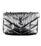 Saint Laurent Black Puffer Toy Lou Lou Shoulder Bag