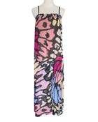 Chanel 22S Sheer Multi Chiffon Strapless Butterfly Gown - S/M
