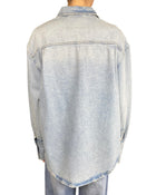 Anine Bing Light Wash Denim Long Sleeve Shirt  - S