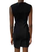 Roberto Cavalli Black Python Panelled Mini Dress - 40 / US 6