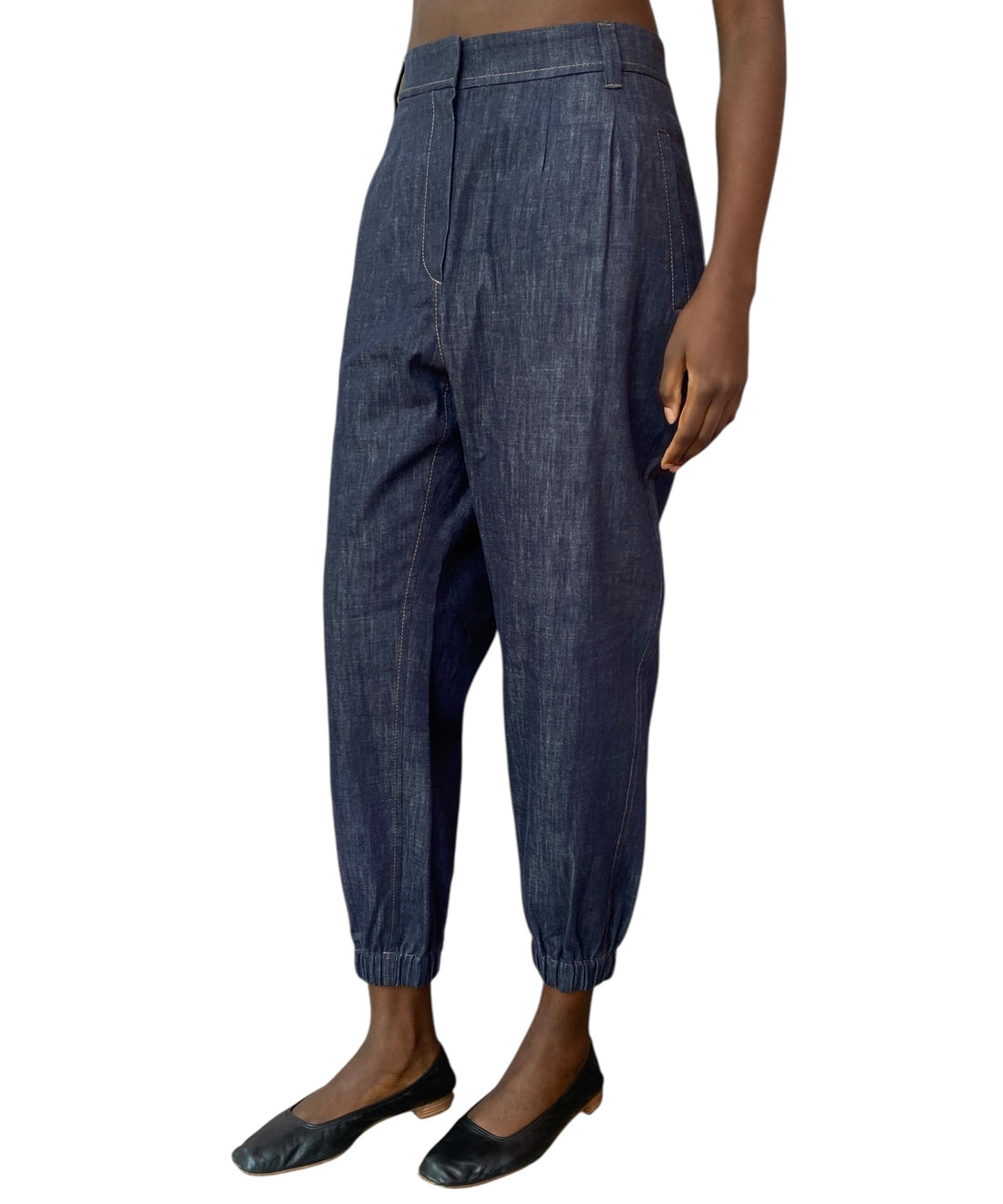 Brunello Cucinelli Dark Denim Jogger Pants - US 8