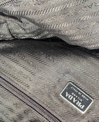 Prada Black Nylon Horizontal Tote