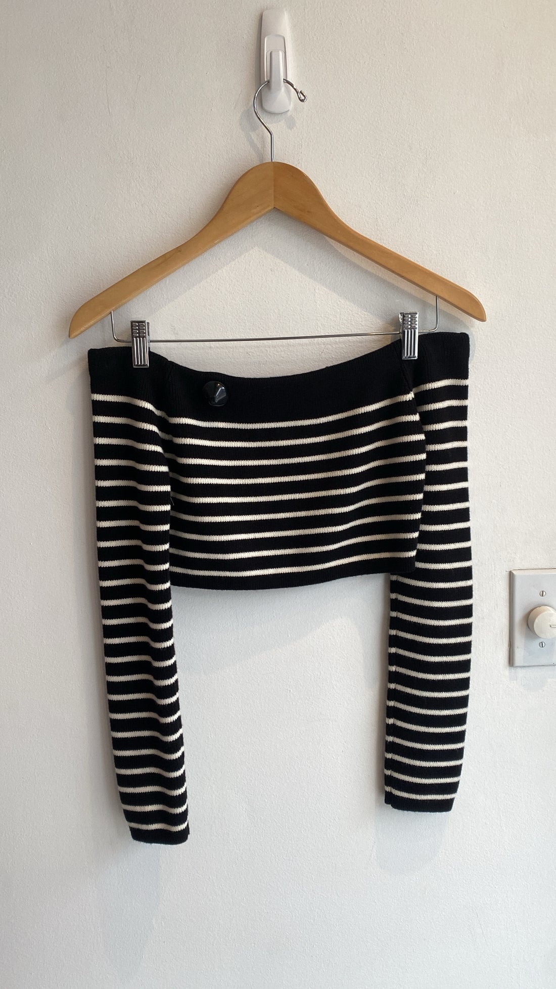 Saint Laurent Striped Knit Longsleeve - M