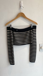 Saint Laurent Striped Knit Longsleeve - M