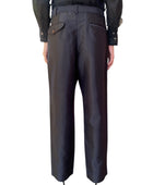 Comme Des Garçons Black Distressed Slash Pants - M / US 6