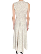 Giambattista Valli Ivory Asymmetric Draped Tweed Gown - IT 44 / US 6-8