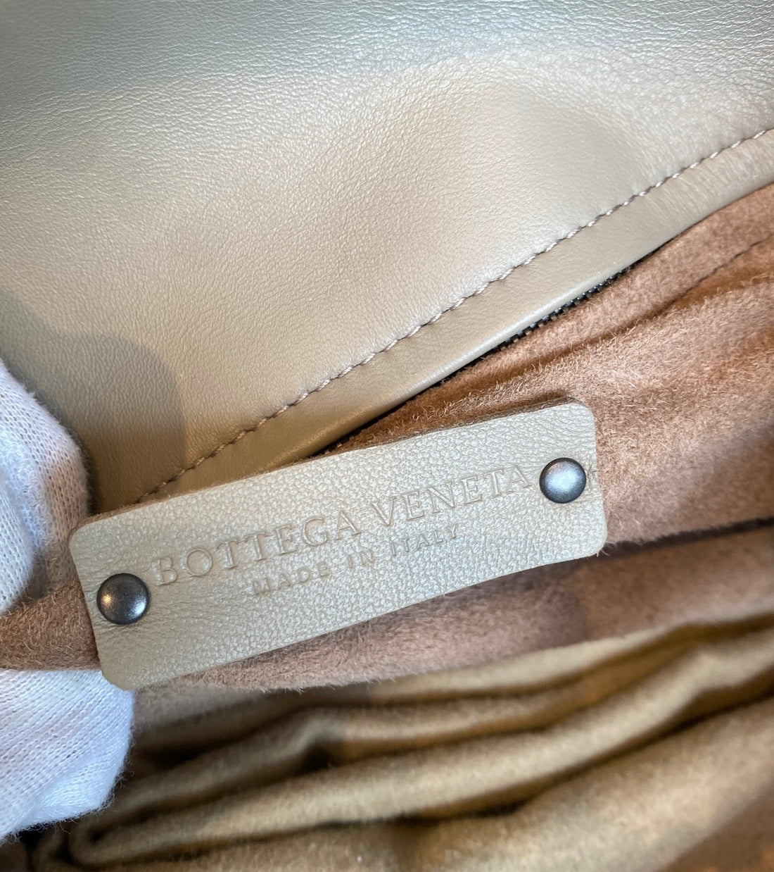 Bottega Taupe Snakeskin Nappa Intrecciato Medium Cesta Tote