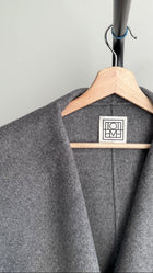 Toteme Signature Wool Cashmere Two Toned Grey Coat - XS / S