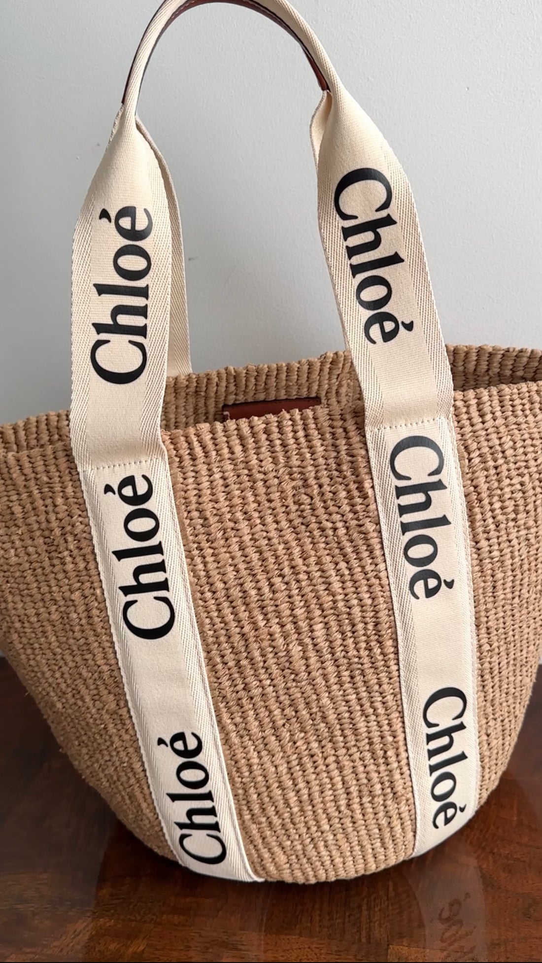 Chloe x Mifuko Edition Large Woody Basket Tote Bag