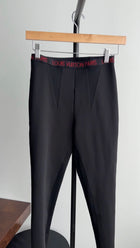 Louis Vuitton Black and Red Logo Leggings - 38 (S)