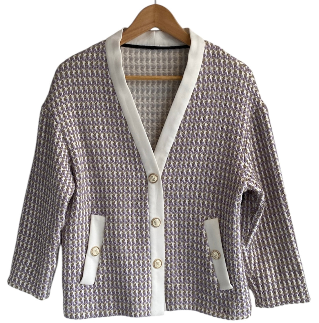 Maje Tweed Jacket - 38