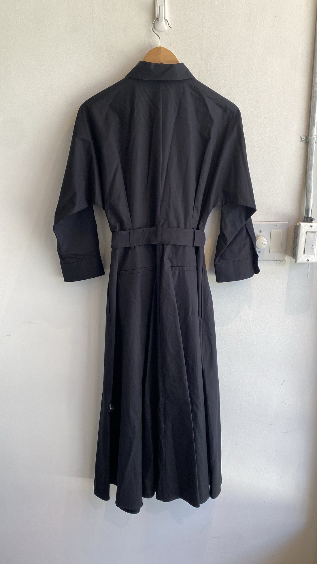 Max Mara Black Shirt Dress - 10