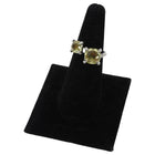 David Yurman Yellow Sterling Silver Quartz Chatelaine Bypass Ring