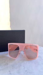 Dior Pink Vintage XL Pink Shield Mask Sunglasses