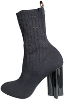 Louis Vuitton Monogram Embroidered Sock Boots