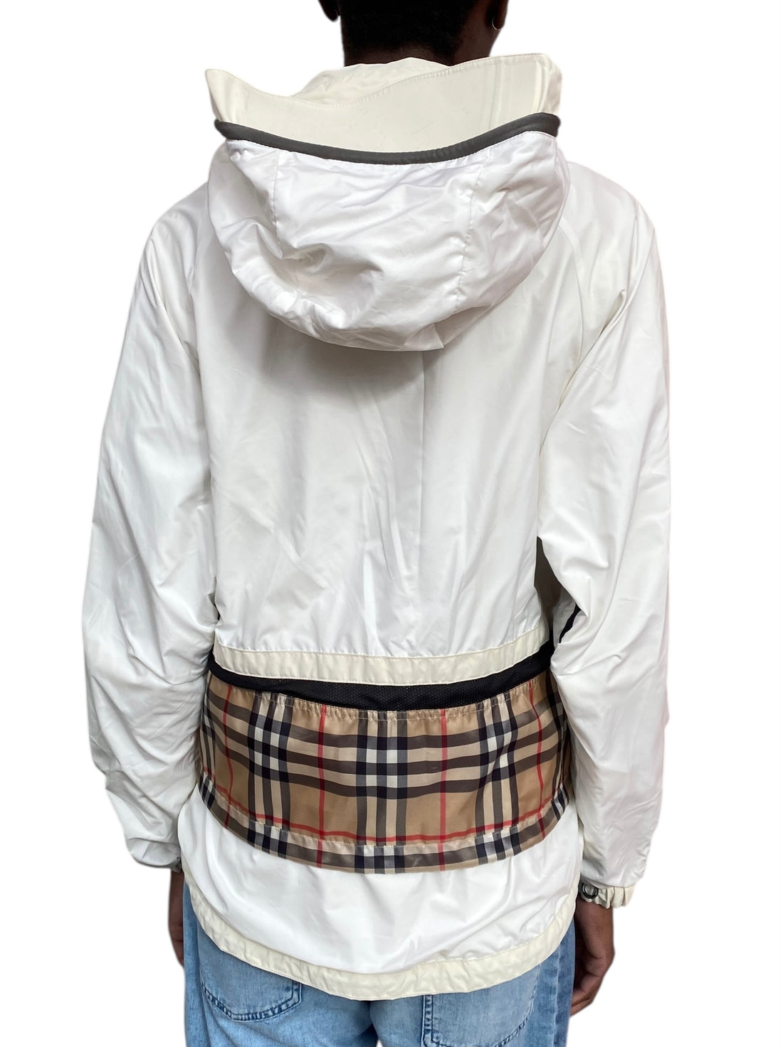 Burberry White Reversible Nylon Ski Shell Jacket - M / US 4-6