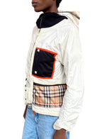 Burberry White Reversible Nylon Ski Shell Jacket - M / US 4-6