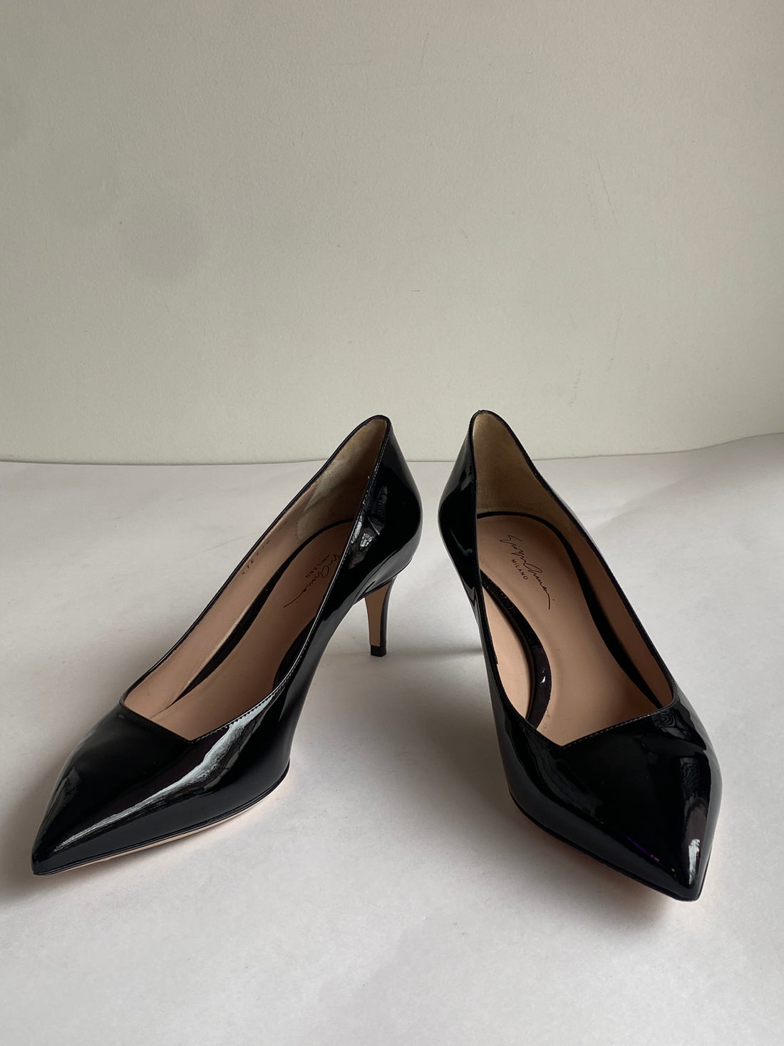 Armani Black Patent Leather Pump - 40