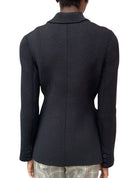 Christian Dior Black 30 Montaigne Knit Wool Double Breasted Bar Jacket - 42 / US 10