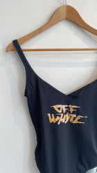 Off-White Black Logo One Piece Swim/Bodysuit - 40
