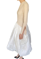 Simkhai Beige Kenlie Knit Bubble Midi Gown - M