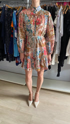 Zimmermann Multicoloured Floral Printed Cotton “Cassia” Mini Dress - 1 / US 4