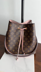 Louis Vuitton Monogram Canvas Neo Noe MM Rose Poudre Drawstring Bag