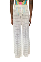 Calle De Mar Ivory Knit Patchwork Trousers - S / US 4