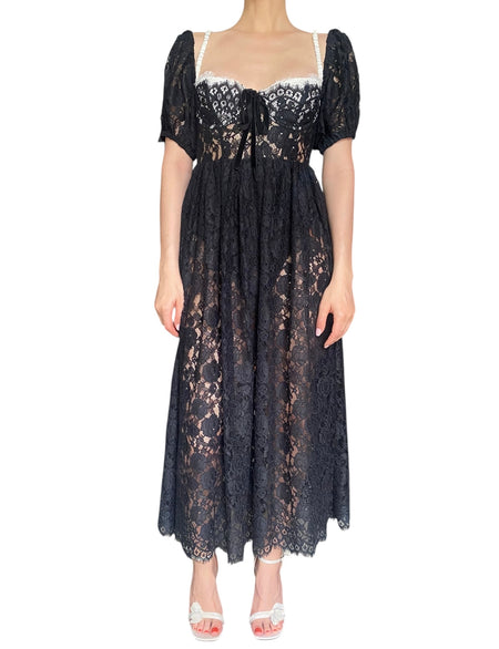 For Love & Lemons Lace Gown  - S