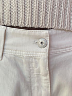 Brunello Cucinelli Ivory Loose Sartorial Straight Leg Denim - US 6