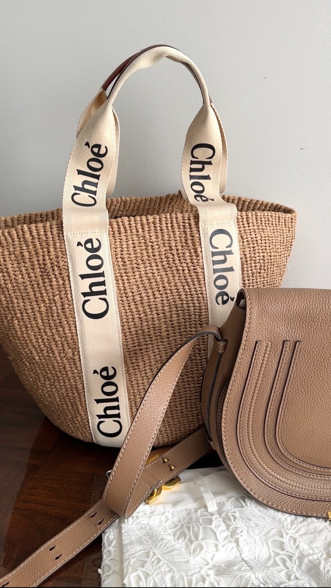 Chloe x Mifuko Edition Large Woody Basket Tote Bag