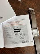 Hermes H Heure Small Model 25mm Palladium Plated Watch