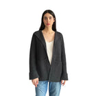 Naked Cashmere Grey Ribbed Cardigan - XS