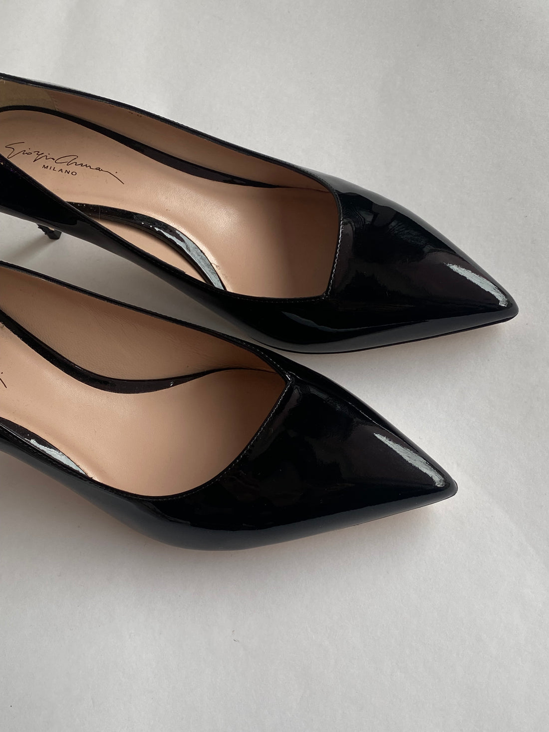 Armani Black Patent Leather Pump - 40